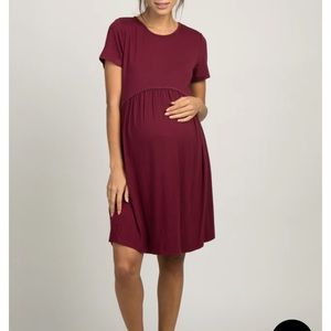 Pinkblush Burgundy Dress - Size S